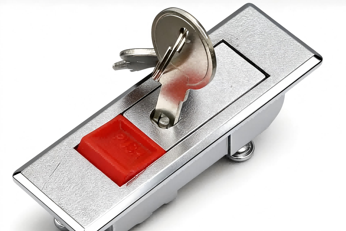 Close-up image of a flat lock