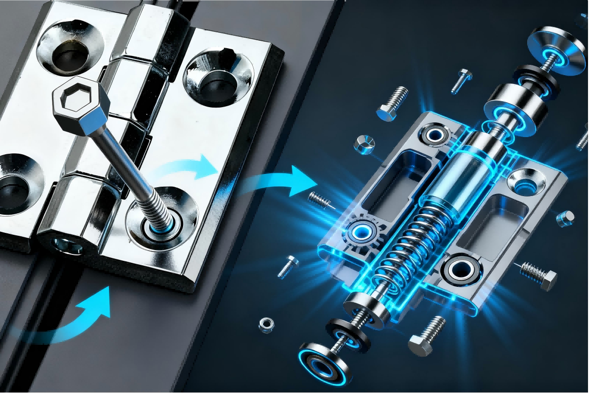 Hinge adjust ability and advanced features