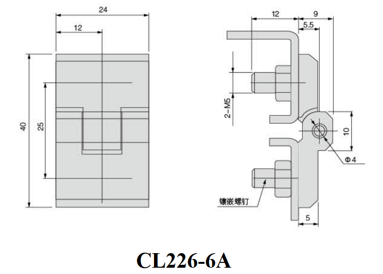 CL226-6A butterfly type cabinet hinge 02