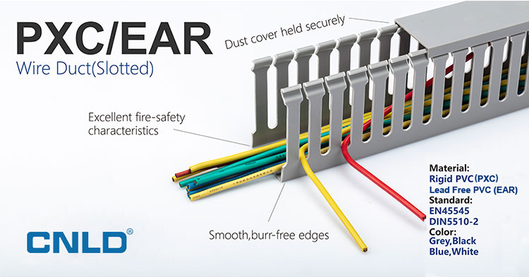 China PVC Trunking use for distribution box Cable Channel Slotted Type  Manufacture and Factory